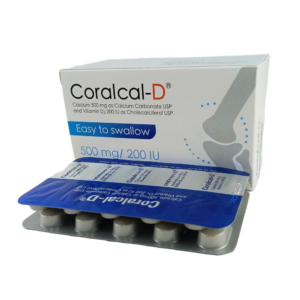 Coralcal-D Tablet - (500mg+200IU)